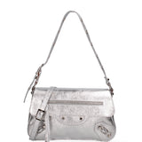 Borsa a spalla da donna Vera pelle 07234-L001 ARGENTO Roberta Rossi