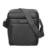 Borsa a tracolla uomo in pelle PU Casual PCL3008-BLACK Northampton Polo Club