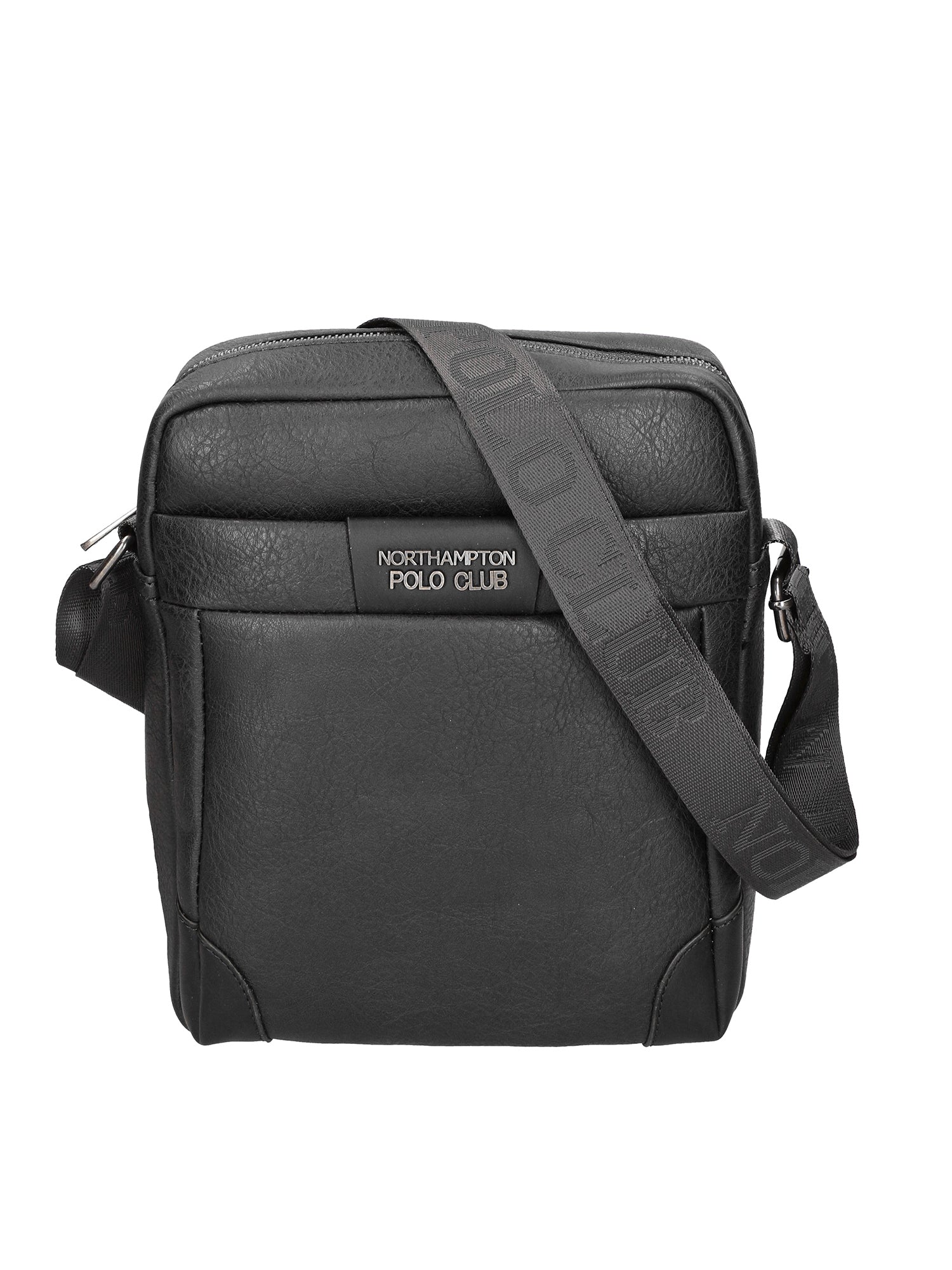 Borsa a tracolla uomo in pelle PU Casual PCL3008-BLACK Northampton Polo Club