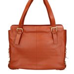 Cesena Borsa a spalla da donna 100% pelle B17221-MARRONE Braccialini