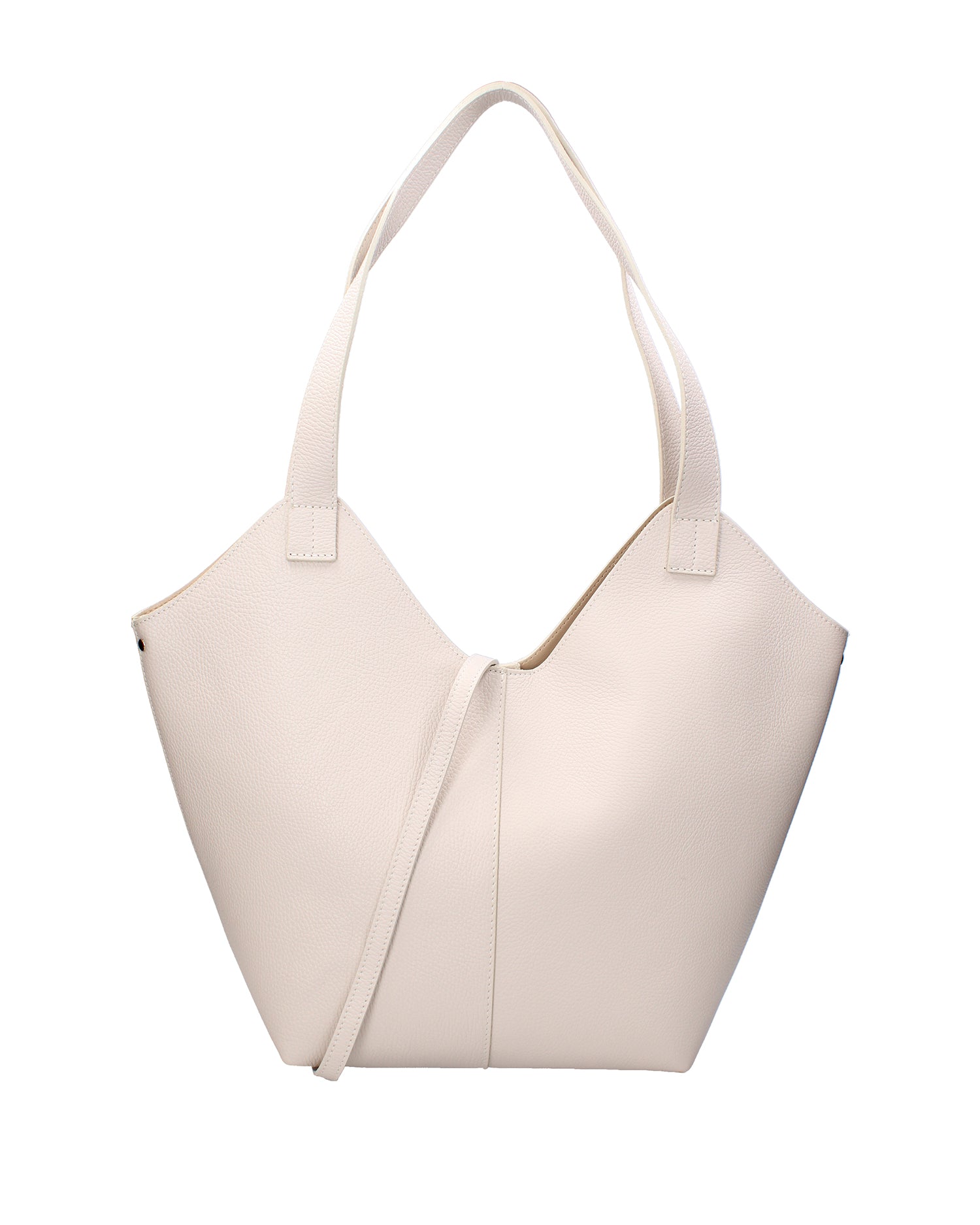 Borsa a mano da donna Vera pelle 07231-D37 LATTE Roberta Rossi