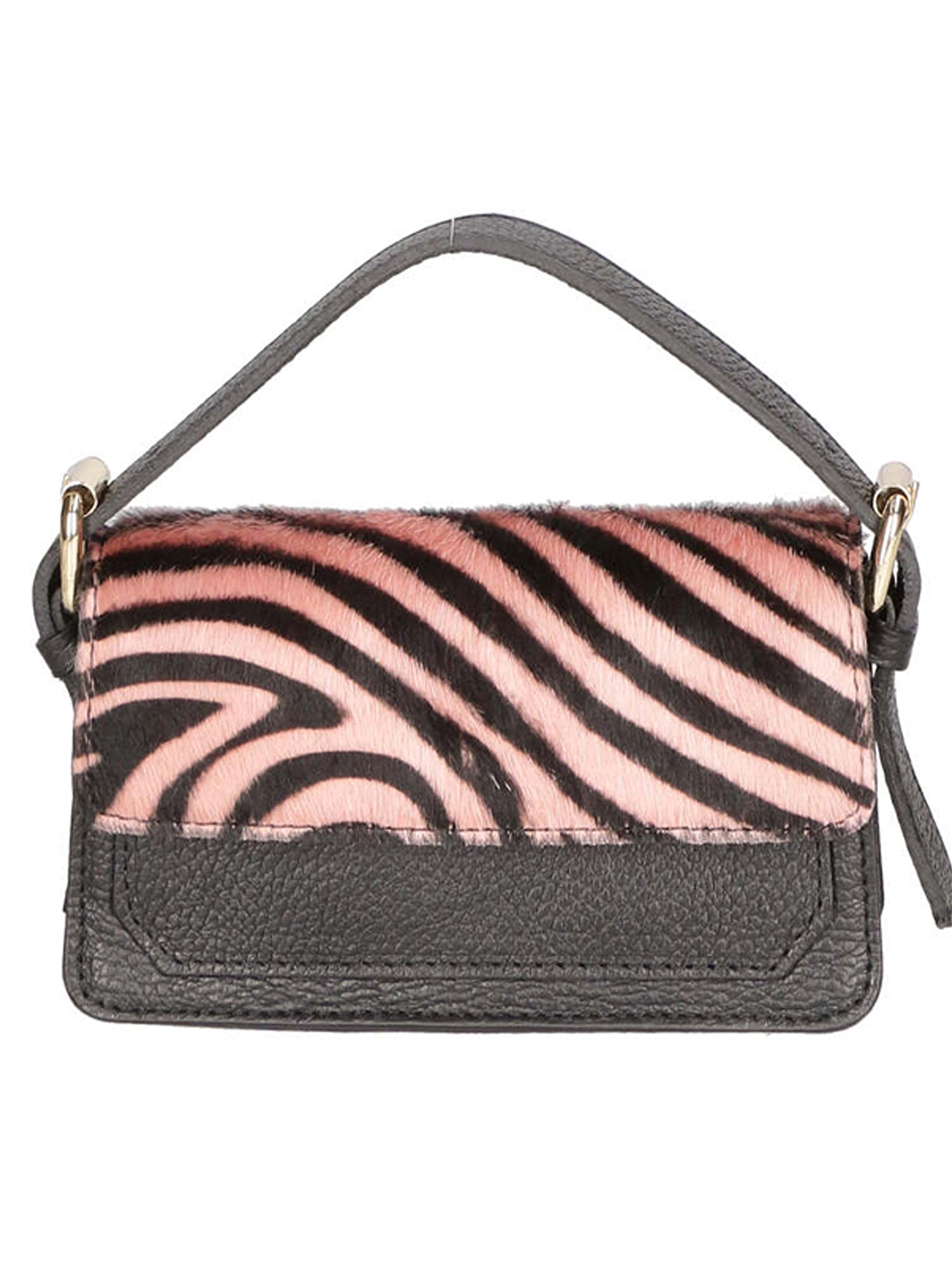 Aleide Borsa a mano da donna Vera pelle 04858-ZEBRA ROSA Gave Lux