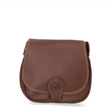 Bianca Borsa a tracolla da donna Vera pelle 10016 1020-S21 BRUCIATO Gave Lux
