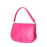 Sabina Borsa a spalla da donna Vera pelle 07139-D02 FUXIA Viola Castellani