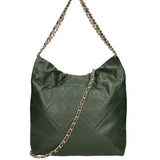 Violante Borsa a spalla donna Vera pelle 06897-S14 VERDE SCURO Gave Lux