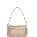 Borsa a spalla da donna Vera pelle 07147-D05 CAPPUCCINO Roberta Rossi