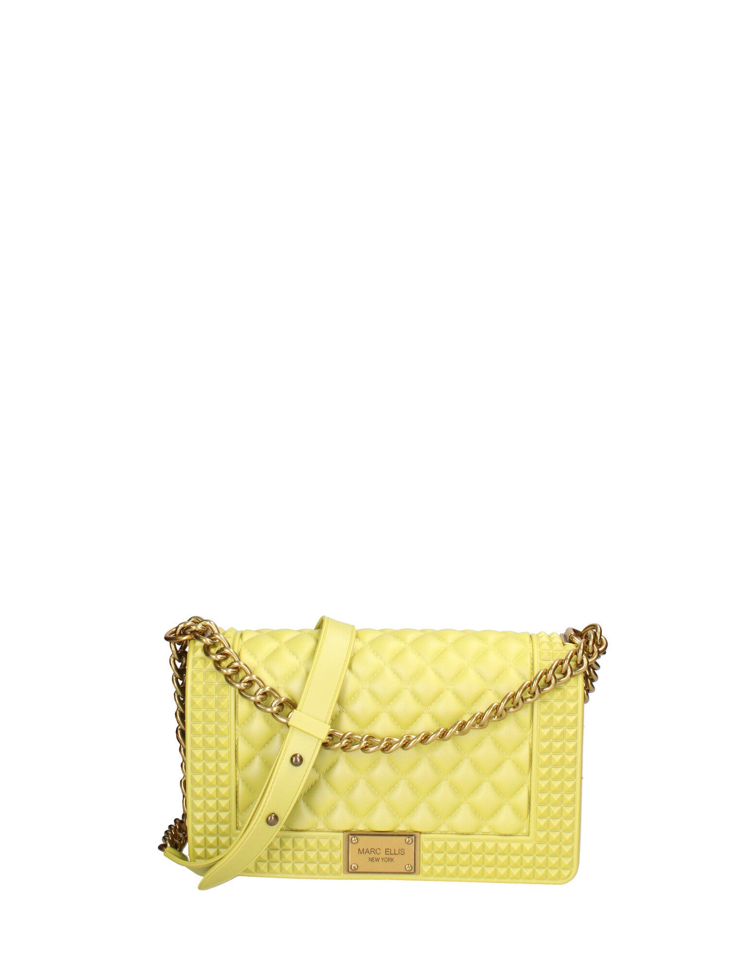 Borsa a mano donna 100% gomma FLAT PENKA M-PYRATE GREEN-LIGHT OTTONE Marc Ellis