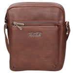Borsa a tracolla uomo 100% PU Leather PCL3000-COFFEE Northampton Polo Club