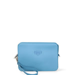 Borsa a tracolla da donna 100% Pvc FLAT-FLOWE-SUGAR BLUE - SILVER Marc Ellis