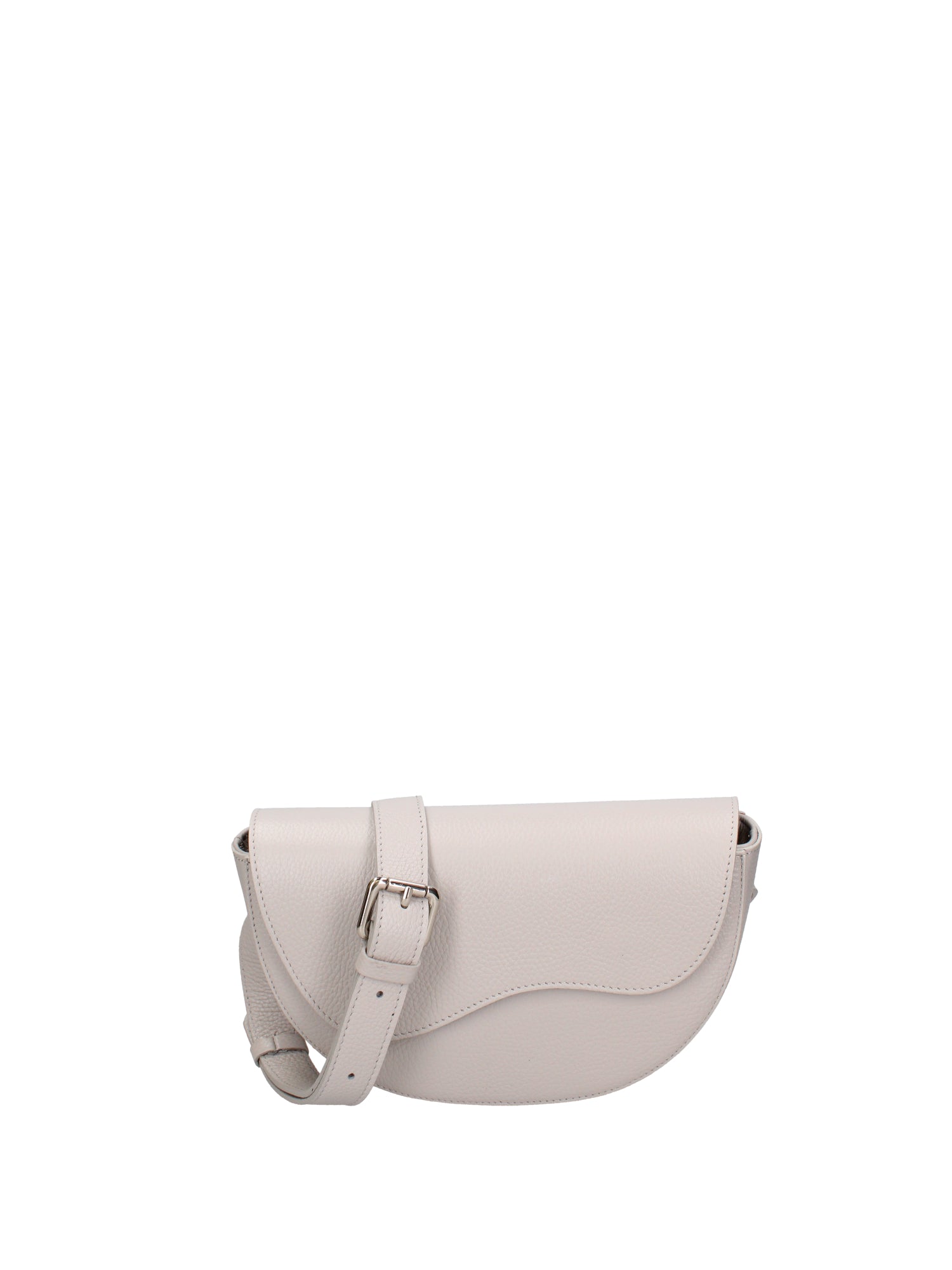 Marsupio da donna in vera pelle Made in Italy 07218-D86 GRIGIO PERLA Roberta Rossi