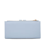 Portafoglio da donna 100% pelle vegana PU 798-3PT-SKYBLUE Diana&co