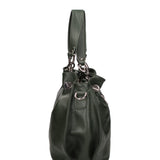 Ereba Borsa a mano da donna Made in Italy 100% pelle 3305-S14 VERDE SCURO Gave Lux