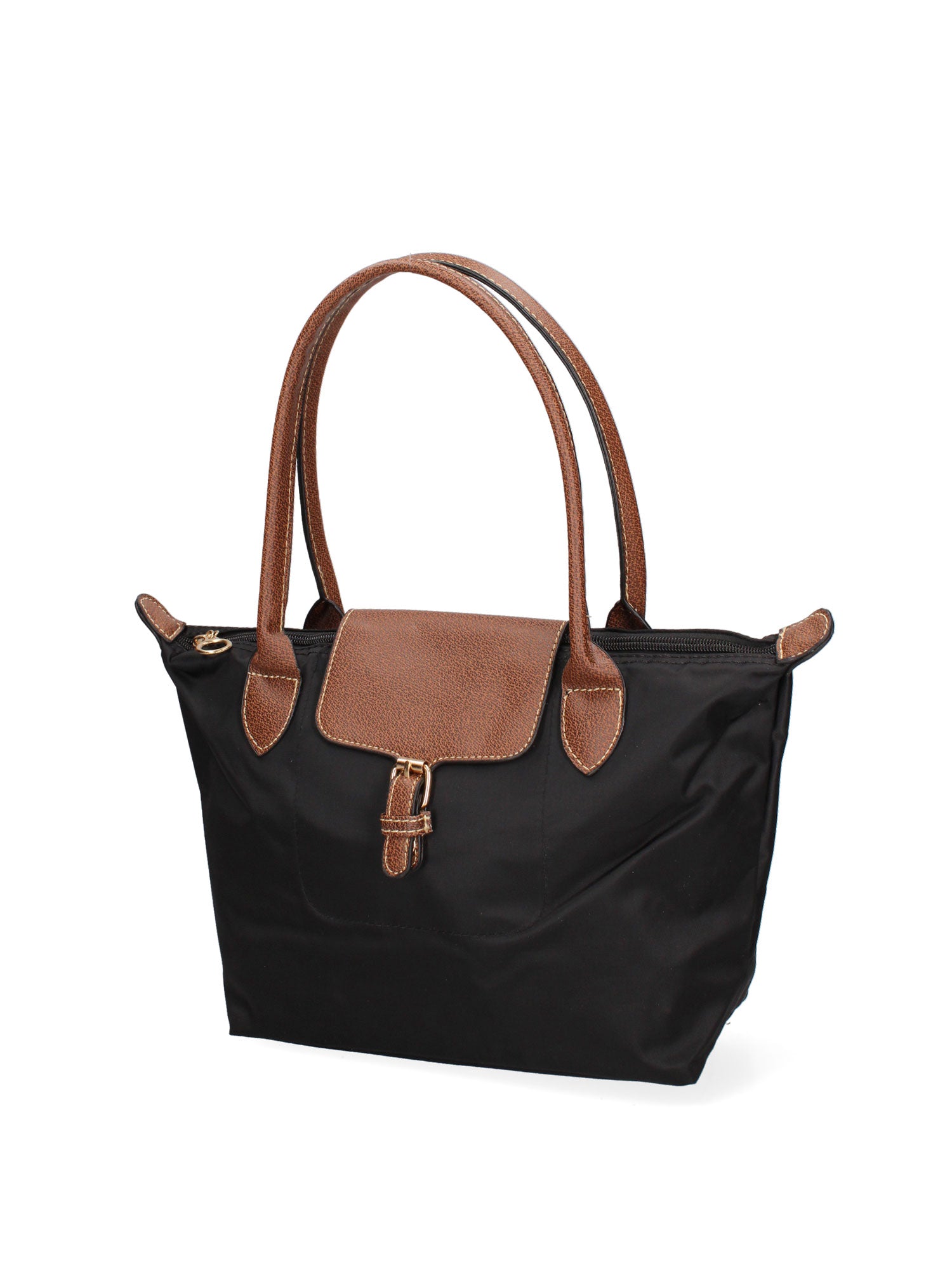 Elora Borsa a spalla da donna 100% Tessuto 432-NERO Gave Lux