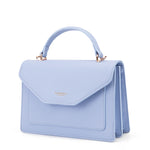 Borsa a mano da donna 100% pelle vegana PU 700-2PT-BABYBLUE Diana&co