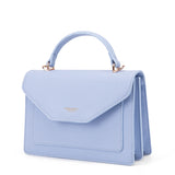 Borsa a mano da donna 100% pelle vegana PU 700-2PT-BABYBLUE Diana&co