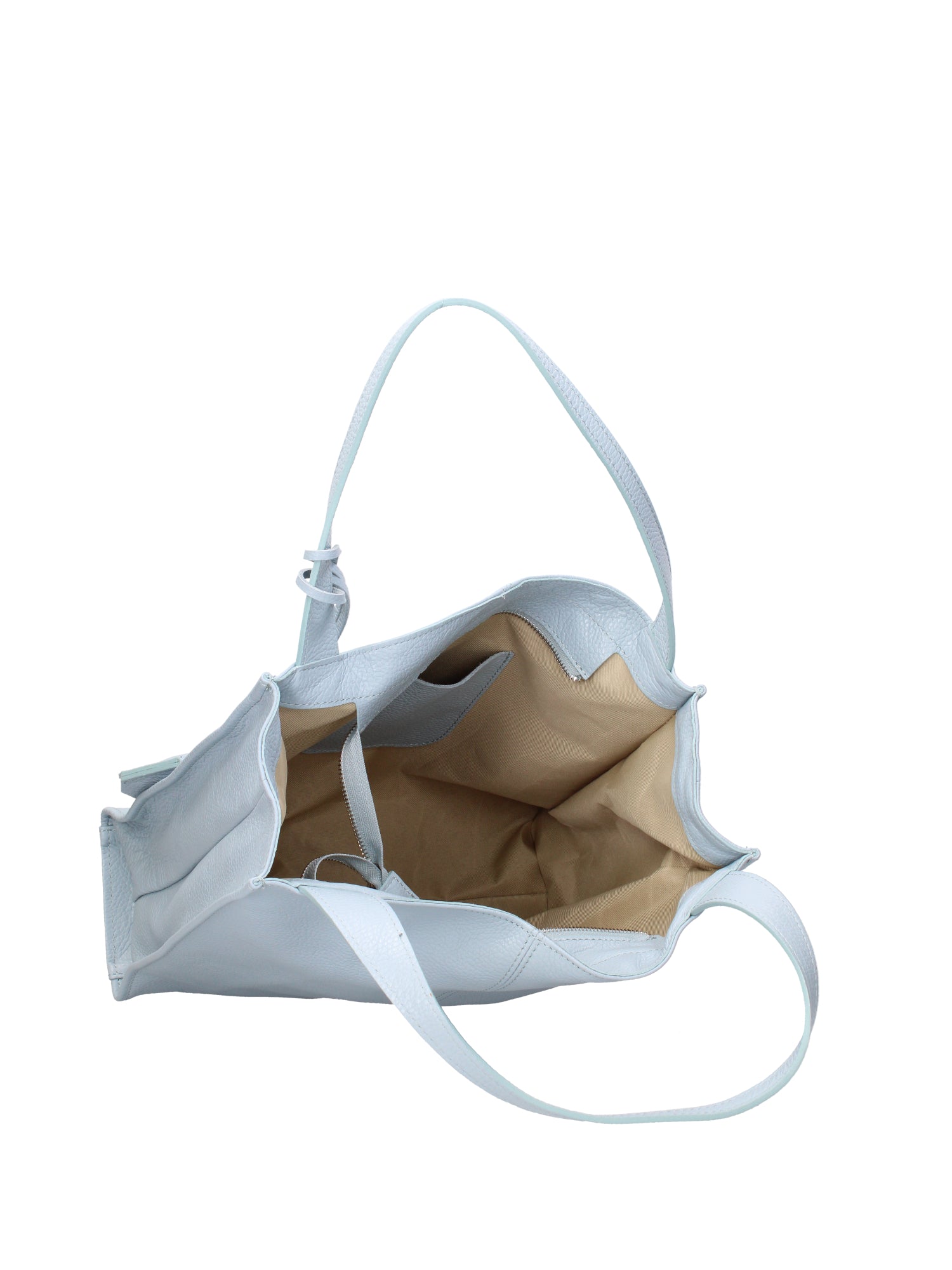 Seraphina Ultra Borsa a spalla da donna Vera pelle 3311-D92 CELESTE Gave Lux