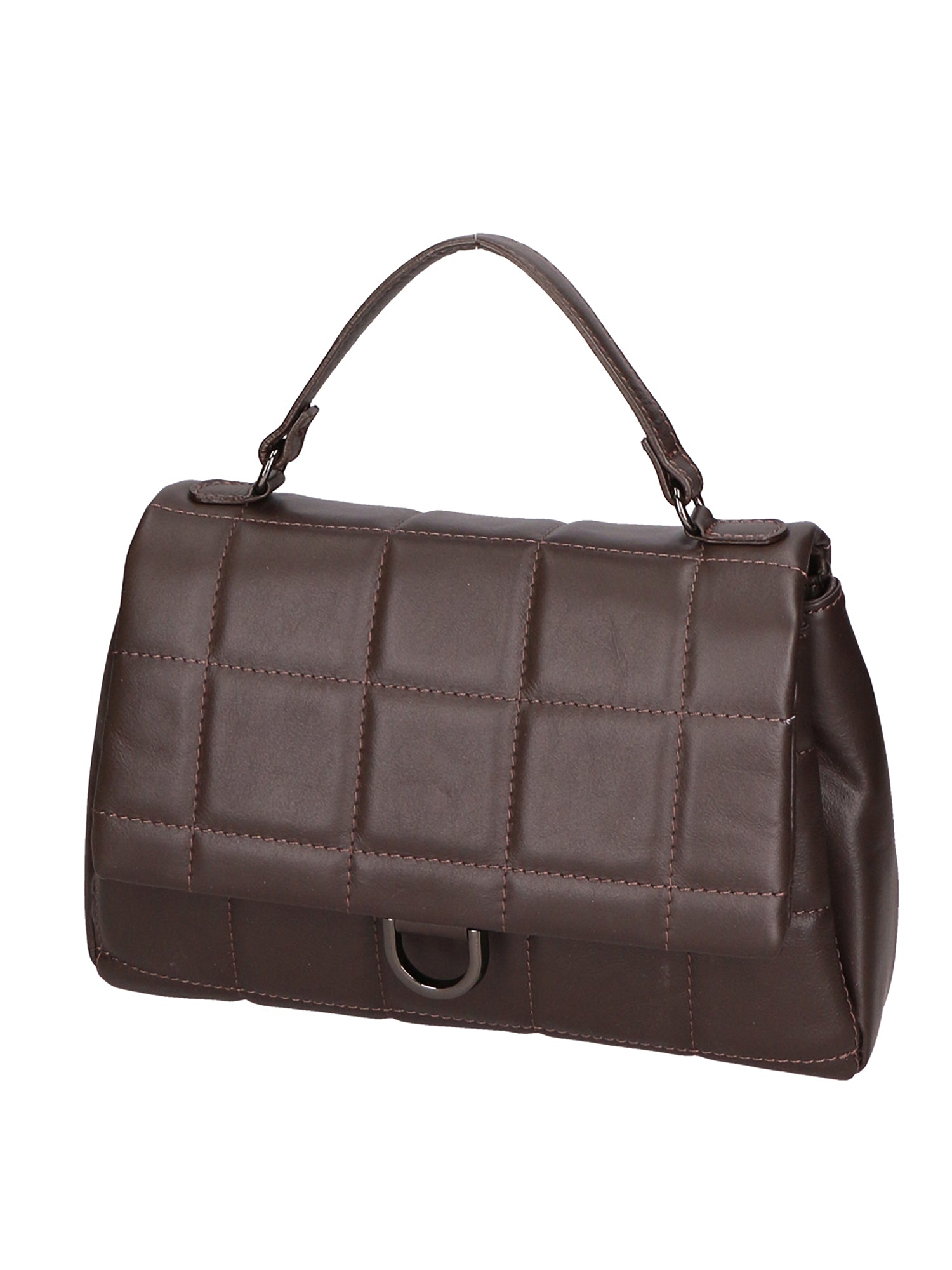 Viola Borsa a mano da donna Vera Pelle 06862-S23 TESTA DI MORO Gave Lux