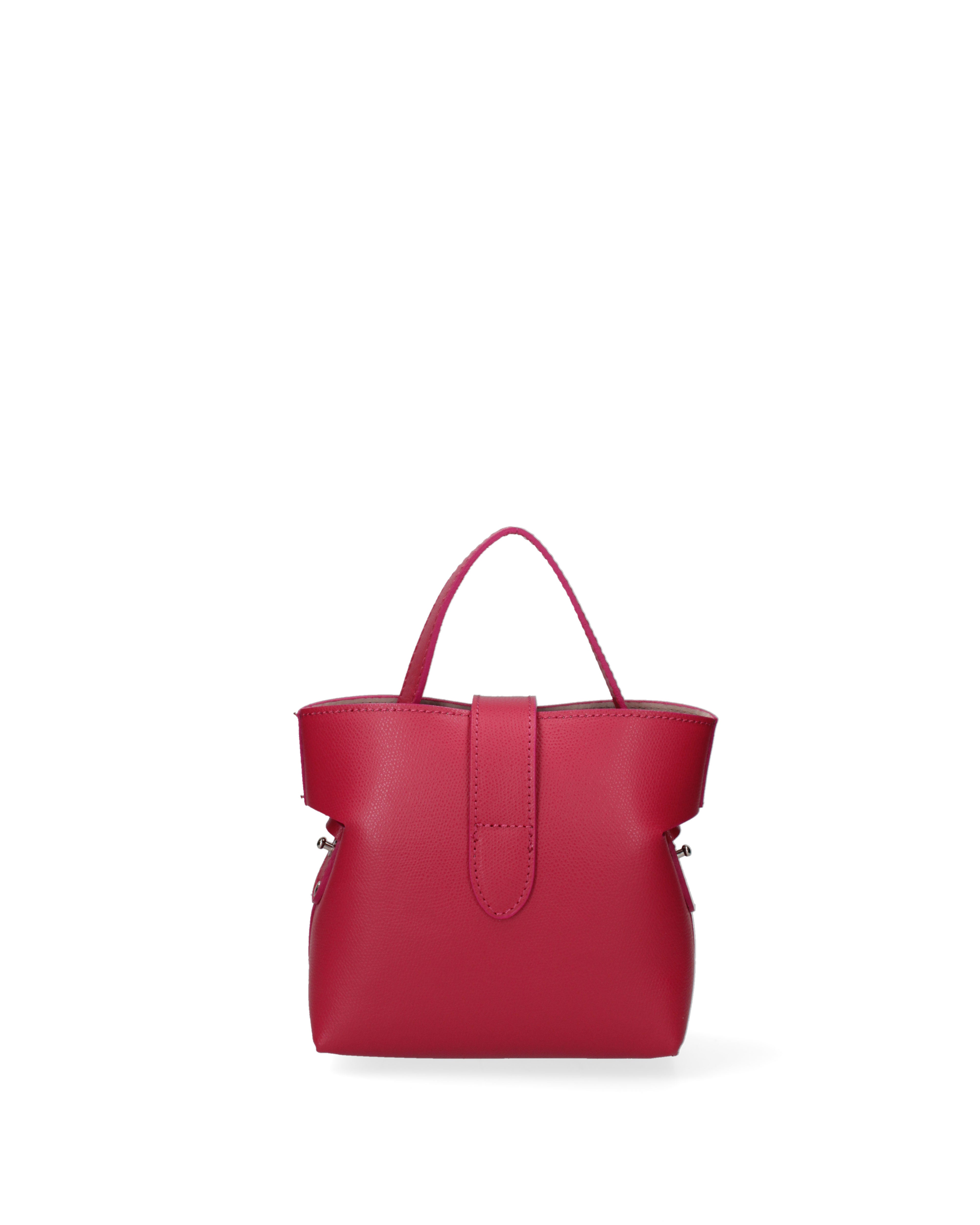 Modena Borsa a mano da donna Vera pelle 07380-PL02 FUXIA Gave Lux