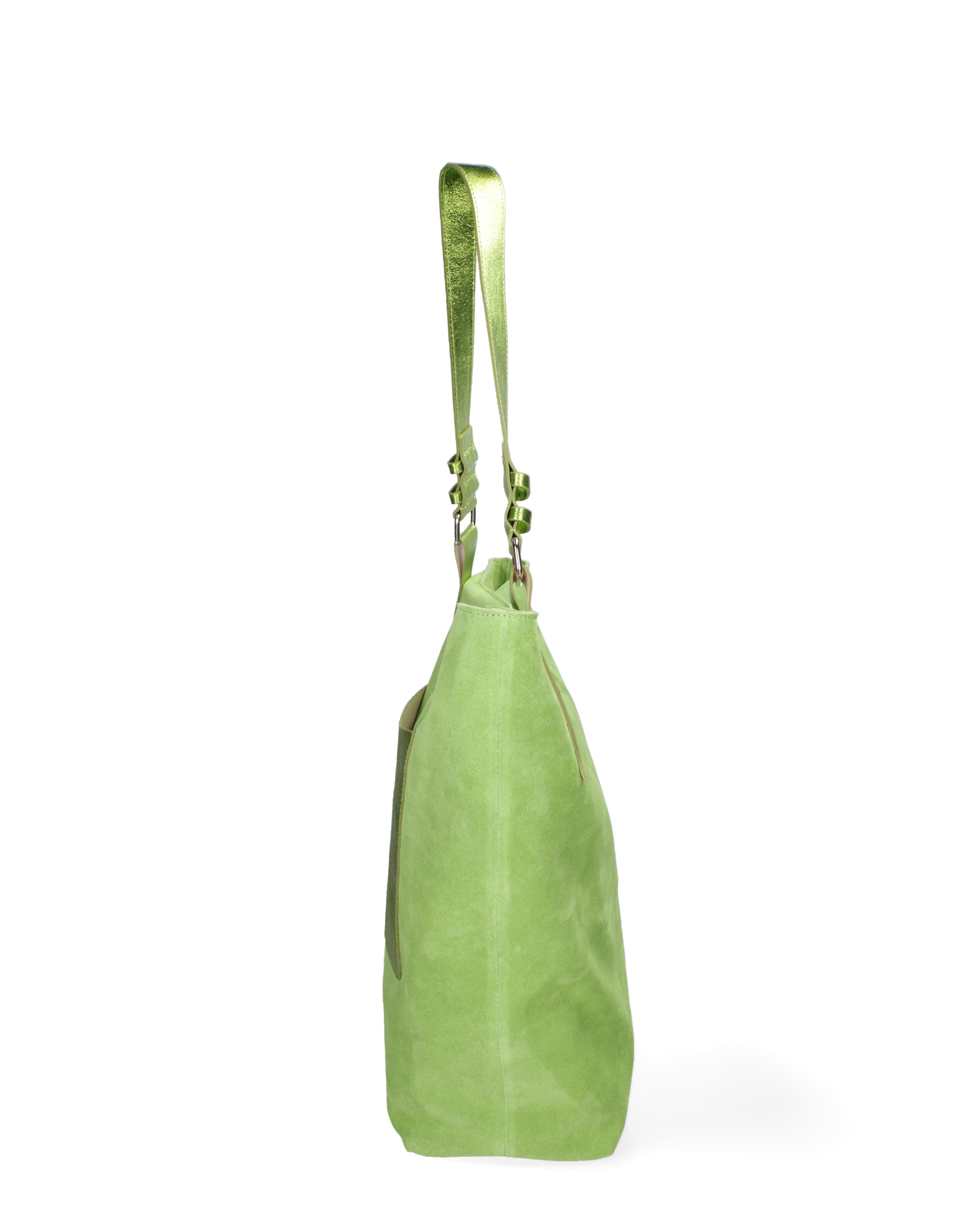 Borsa a spalla da donna Vera pelle 07312-D08 KIWI+L017 Roberta Rossi