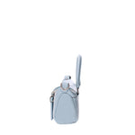 Mae Borsa a mano da donna Vera pelle 07142-D92 CELESTE Viola Castellani