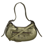 Gloria Borsa a mano da donna Vera pelle 05708L-L007 VERDE Gave Lux