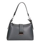 Aurelia Borsa a spalla da donna Vera pelle 05694-PL27 CENERE Gave Lux