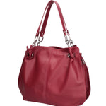 Ereba Borsa a mano da donna Made in Italy 100% pelle 3305-S10 RUBINO Gave Lux