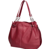 Ereba Borsa a mano da donna Made in Italy 100% pelle 3305-S10 RUBINO Gave Lux
