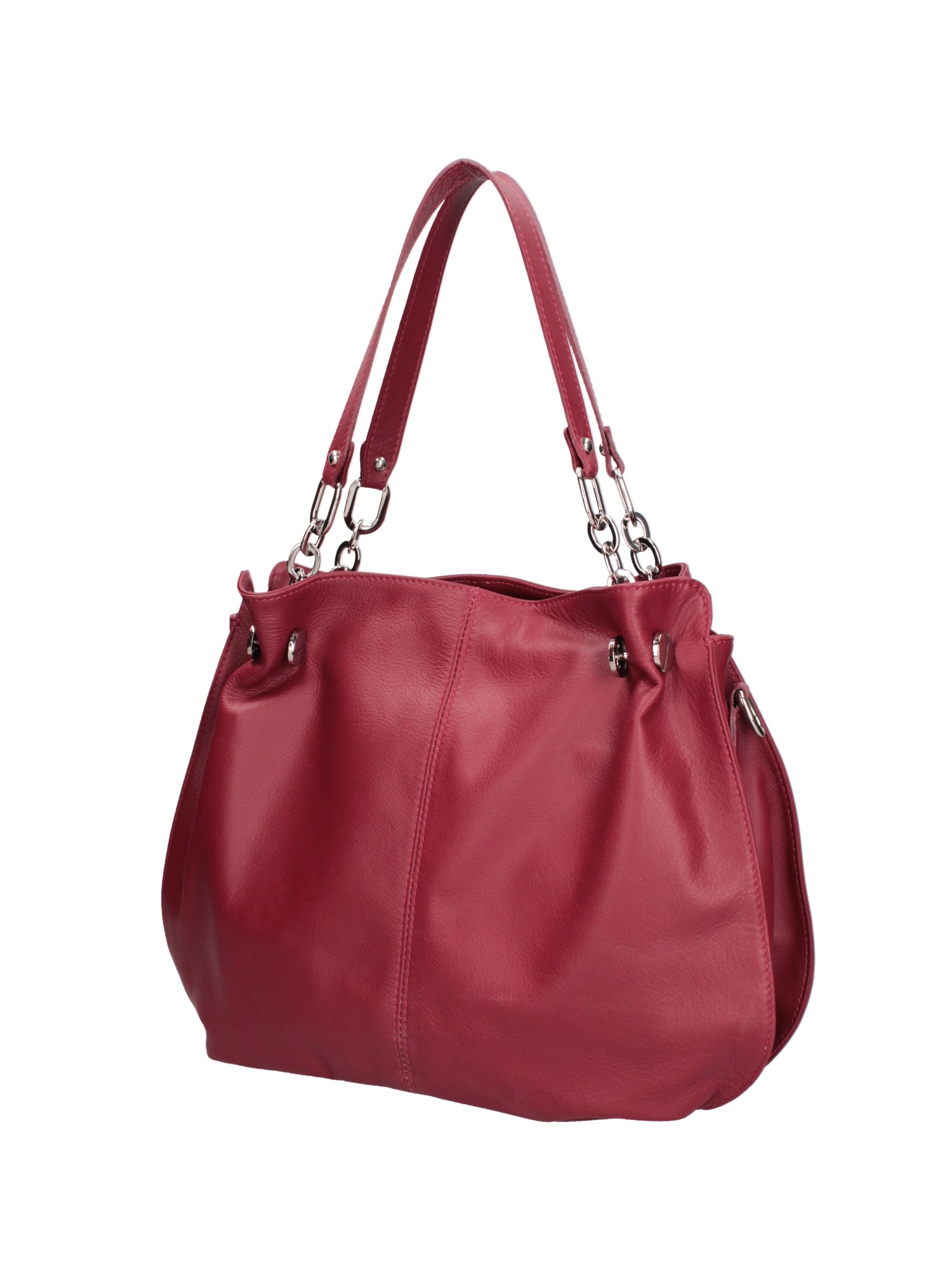 Ereba Borsa a mano da donna Made in Italy 100% pelle 3305-S10 RUBINO Gave Lux