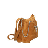 Embera Elite Borsa a tracolla donna Vera pelle scamosciata 8650-CUOIO Gave Lux