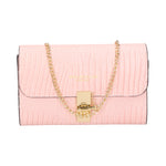 Hope Borsa a mano da donna Made in Italy Vera pelle 734-LU42 CORALLO Viola Castellani