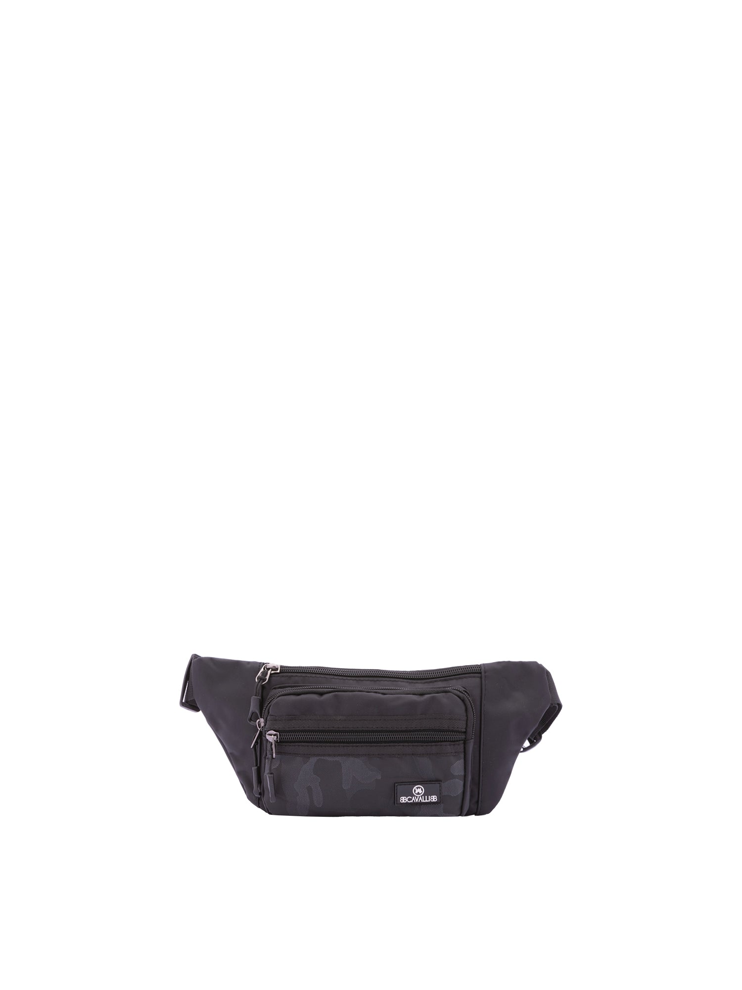 Marsupio da uomo in poliestere Casual BC1242-NERO B Cavalli