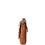 Borsa a tracolla da uomo Vera pelle HILB-6163-CUOIO Hill Burry