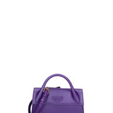 Borsa a mano da donna 100% gomma FLAT ARROW 24-VIOLET INDIGO-GOLD Marc Ellis