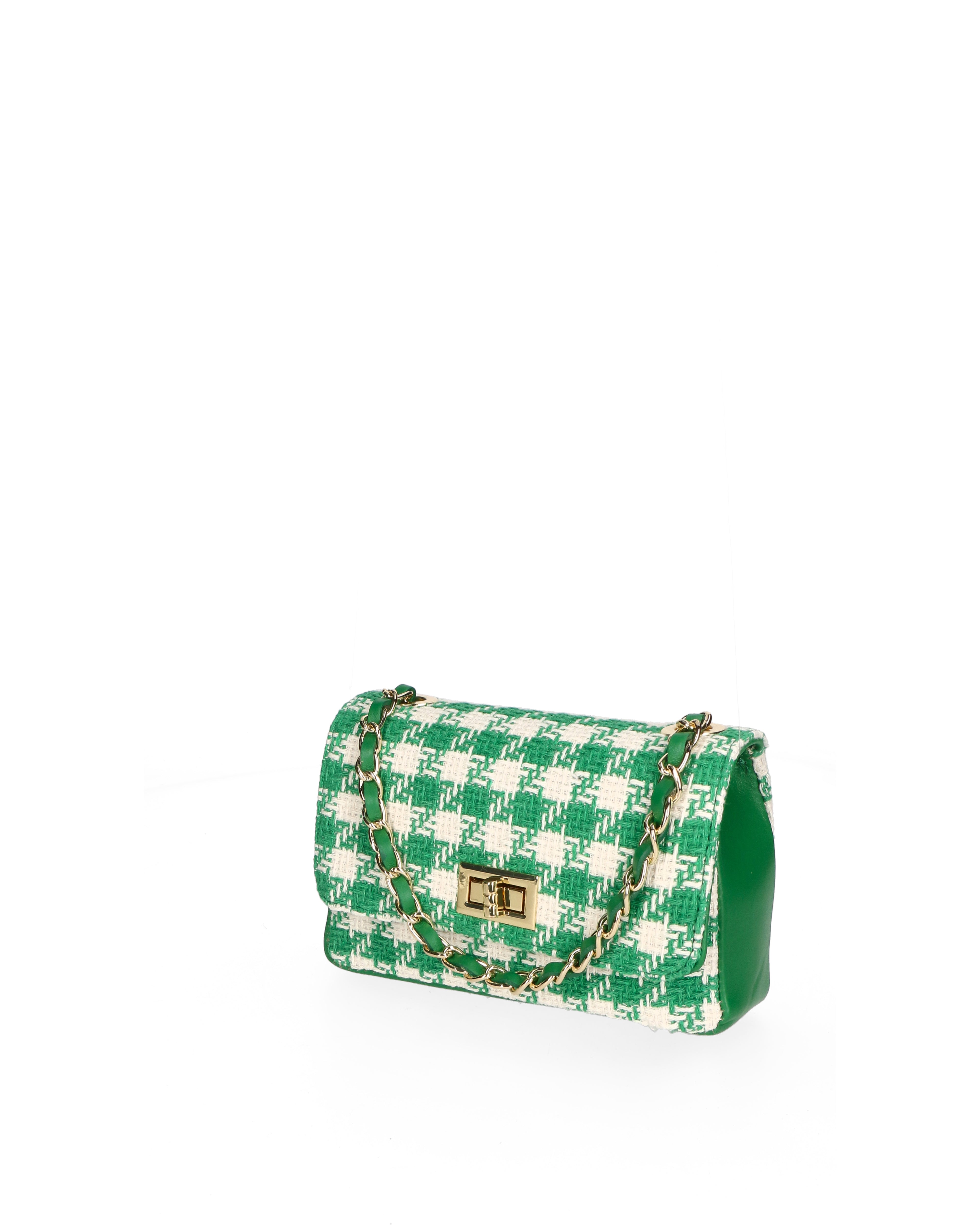 Aurélie Borsa a spalla da donna Cotone 05015-VERDE Gave Lux
