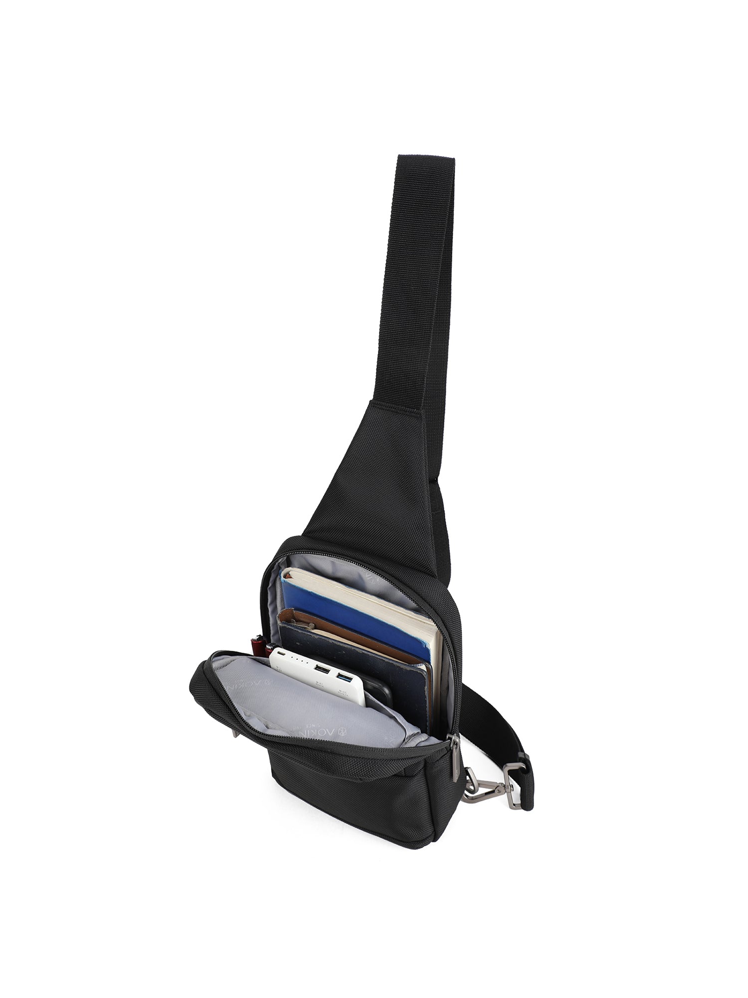SY2059-BLACK Borsa a tracolla unisex Orvieto Aoking