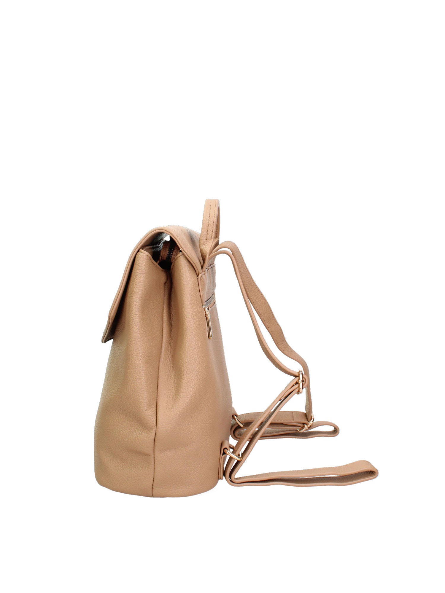 Zaino da donna in ecopelle Casual 640-2-CAFFELATTE Diana&co