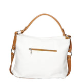 Emily Borsa a spalla da donna Vera pelle 80064-D17 CUOIO D01 BIANCO Gave Lux