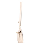 Katie Borsa a tracolla da donna 100% vera pelle 07145-D37 LATTE Viola Castellani