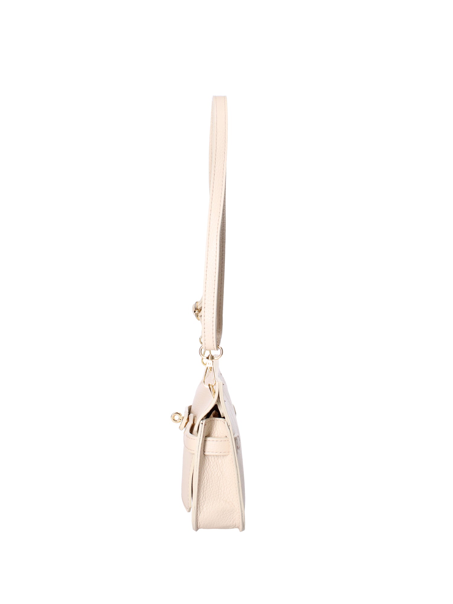 Katie Borsa a tracolla da donna 100% vera pelle 07145-D37 LATTE Viola Castellani