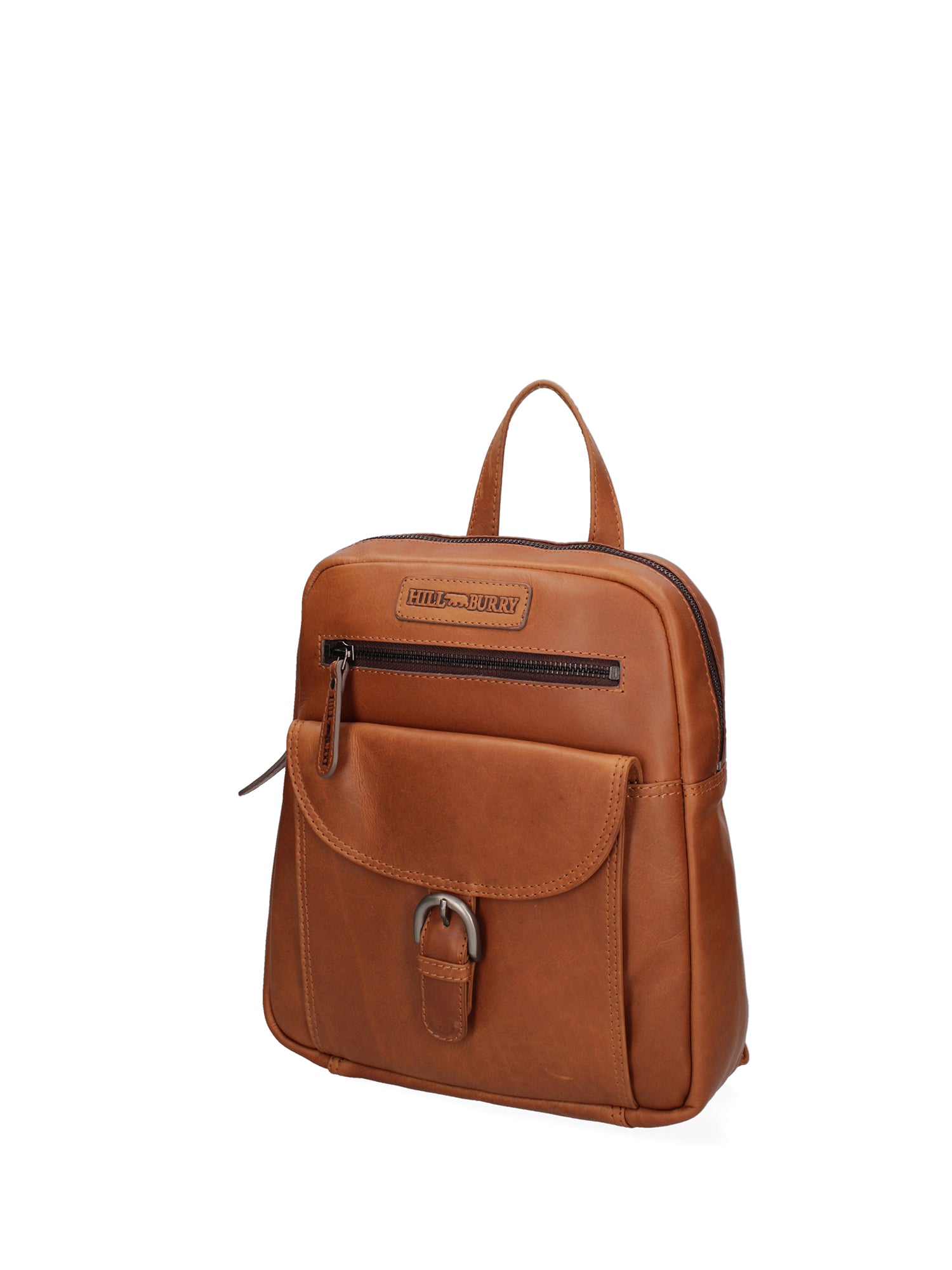 Zaino da uomo in vera pelle Casual HILB-1715-CUOIO Hill Burry