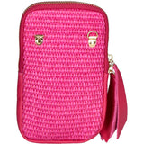 Alessandria Borsa a tracolla da donna Paglia Tabru 05001-S02 FUXIA Gave Lux