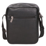 Borsa a tracolla uomo 100% pelle PU PCL3009-BLACK Northampton Polo Club