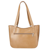 Eva Borsa a spalla da donna Vera pelle 9024-FANGO TAUPE Gave Lux