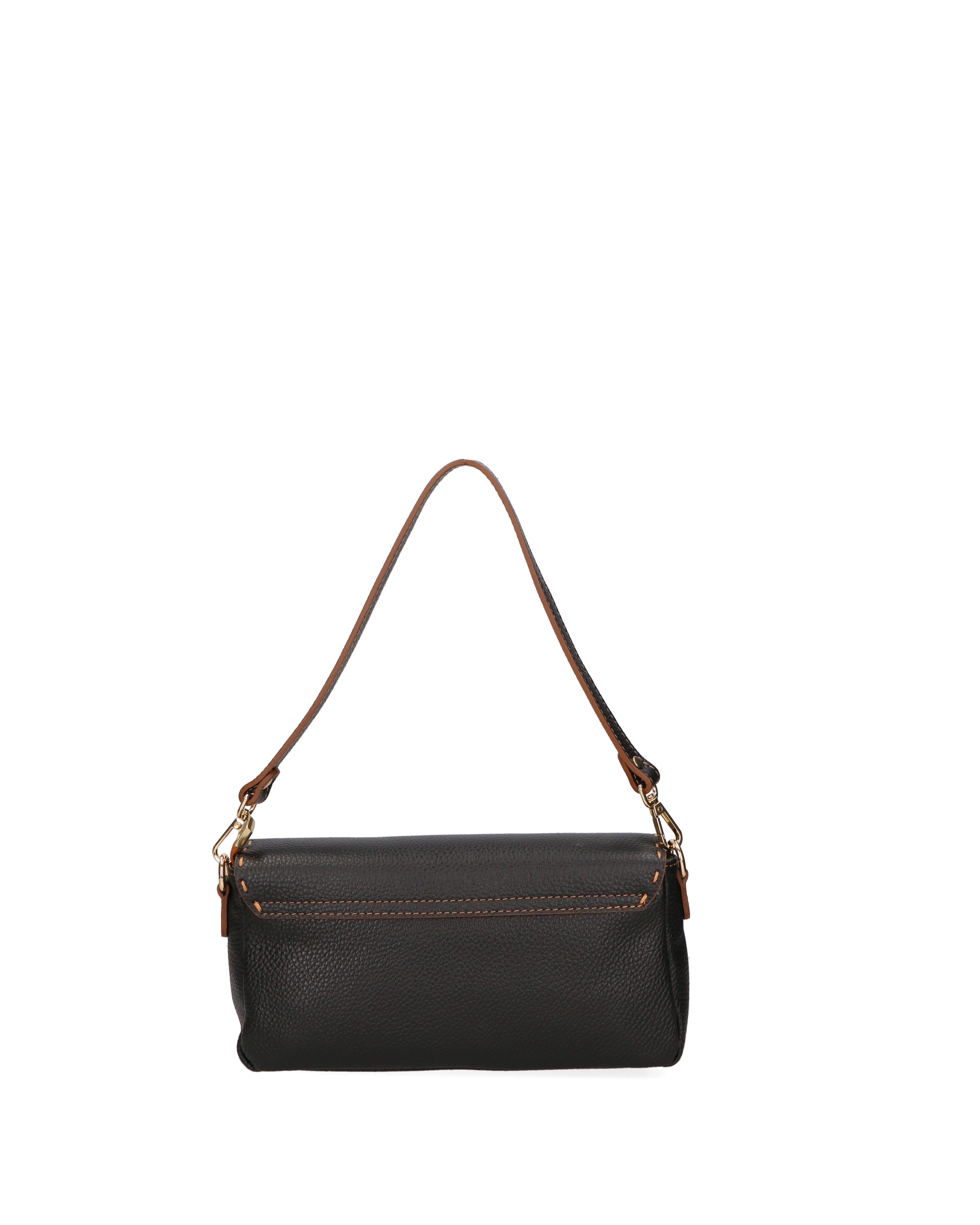 Wally Borsa a spalla da donna Vera pelle 06869-D28 NERO Gave Lux