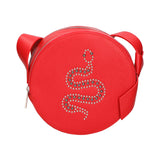 Naomi Borsa a spalla da donna Vera pelle 190960-ROSSO RED Gave Lux