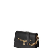 Borsa a tracolla da donna Vera pelle ruga JR-W-1155RU-BLACK-GOLD John Richmond