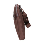 Borsa a tracolla uomo in pelle PU Casual PCL3154-BROWN Northampton Polo Club