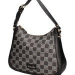 Vigevano Borsa a tracolla da donna 100% poliuretano B16174-NERO Braccialini