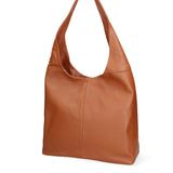 Aria Borsa a mano da donna 100% pelle 07029-D17 CUOIO SCURO Gave Lux